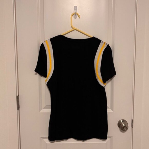 5th & Ocean Black Yellow Iowa Hawkeyes Shirt - Picture 4 of 4